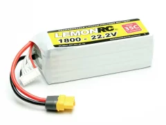 LemonRC lipo akumulatorski paket za modele 22.2 V 1800 mAh Število celic: 6 35 C mehka torba XT60