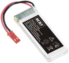 Reely lipo akumulatorski paket za modele 3.7 V 900 mAh Število celic: 1 25 C mehka torba BEC