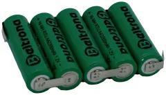 Beltrona RTU5AAZ akumulatorski paket 5x Mignon (AA) z-spajkalni priključek NiMH 6 V 2200 mAh