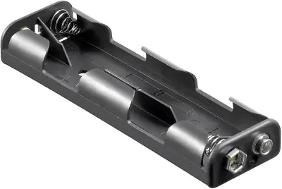 Goobay 11985 nosilec baterij 4x Mignon (AA) hitrosklopni priključek (D x Š x V) 109 x 32 x 16.2mm Držalo za baterije D za 4 Mignon baterije (D x Š x V