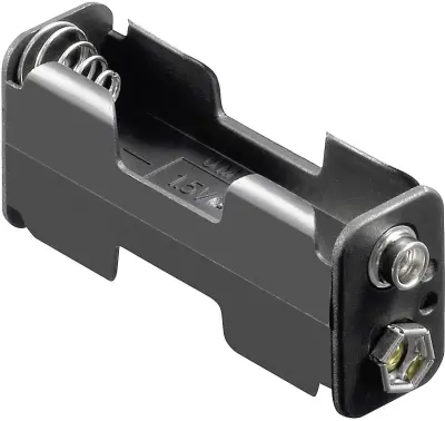 Goobay 12461 nosilec baterij 2x Mignon (AA) hitrosklopni priključek (D x Š x V) 60 x 26 x 16.5mm Držalo za baterije D za 2 Mignon bateriji (D x Š x V)