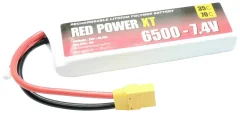 Red Power lipo akumulatorski paket za modele 7.4 V 6500 mAh  35 C mehka torba XT90