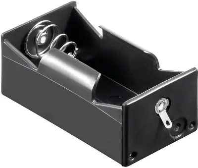 Goobay 12457 nosilec baterij 1x Mono (D) spajkalni priklop (D x Š x V) 69 x 35 x 27.5mm Držalo za baterije L za 1 Mono baterijo (D x Š x V) 69 x 35 x