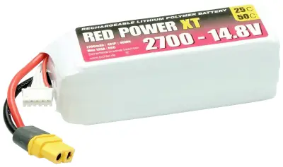 Red Power lipo akumulatorski paket za modele 14.8 V 2700 mAh   mehka torba XT60