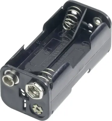 Goobay 11990 nosilec baterij 4x Micro (AAA) hitrosklopni priključek (D x Š x V) 54.5 x 26 x 24.5mm Držalo za baterije D za 4 Micro baterije (D x Š x V