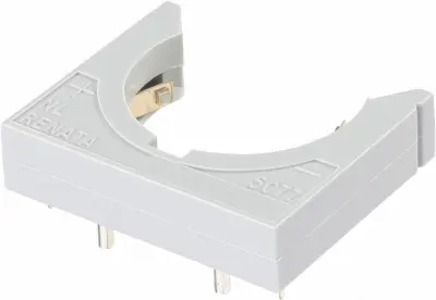 Držalo za gumbne baterije Renata NL5077-LF za CR2450N\, CR2477N vodoravni spajkalni zatič (D x Š x V) 30 x 29.5 x 8.4 mm