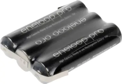 Akumulatorski paket Sanyo XX Micro Z-spajkalni priključek (powered by eneloop) 3\, 6 V\, 32 x 10\, 5 x 44\, 5 mm 137386