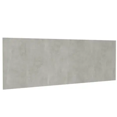 vidaXL Posteljno vzglavje betonsko sivo 240x1,5x80 cm konstruiran les