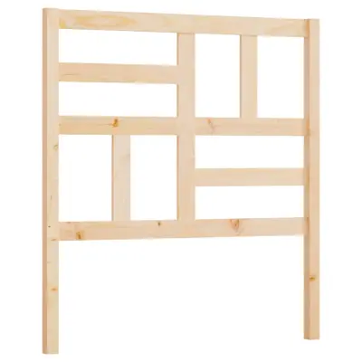 vidaXL Posteljno vzglavje 81x4x104 cm trdna borovina