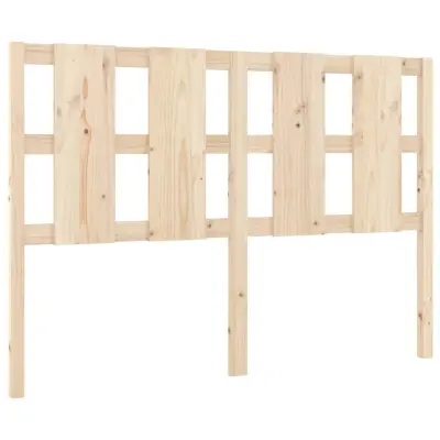 vidaXL Posteljno vzglavje 125,5x4x100 cm trdna borovina