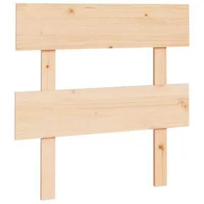 vidaXL Posteljno vzglavje 93,5x3x81 cm trdna borovina