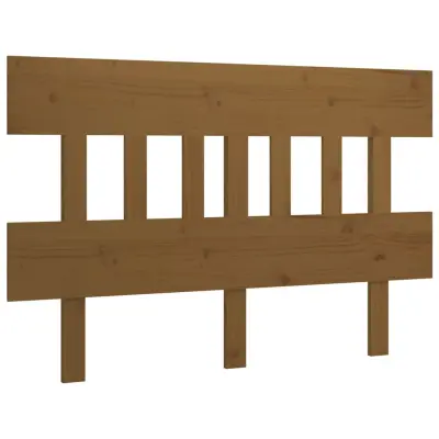 vidaXL Posteljno vzglavje medeno rjavo 183,5x3x81 cm trdna borovina
