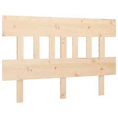 vidaXL Posteljno vzglavje 123,5x3x81 cm trdna borovina