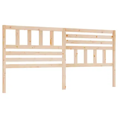 vidaXL Posteljno vzglavje 186x4x100 cm trdna borovina