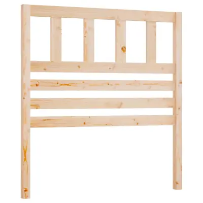 vidaXL Posteljno vzglavje 96x4x100 cm trdna borovina