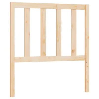 vidaXL Posteljno vzglavje 96x4x100 cm trdna borovina
