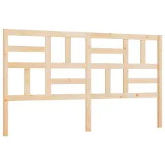 vidaXL Posteljno vzglavje 206x4x104 cm trdna borovina