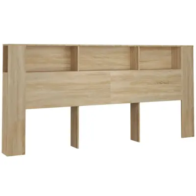 vidaXL Vzglavna omarica sonoma hrast 220x18,5x104,5 cm