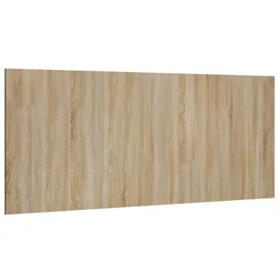 vidaXL Posteljno vzglavje sonoma hrast 200x1,5x80 cm konstruiran les