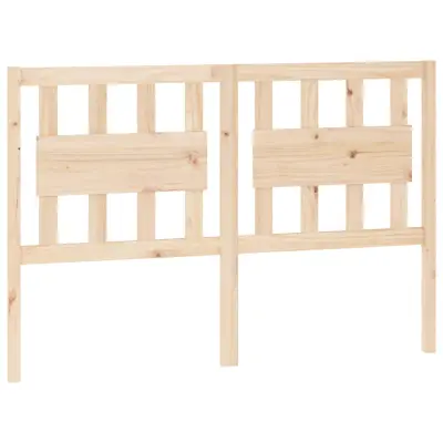 vidaXL Posteljno vzglavje 125,5x4x100 cm trdna borovina