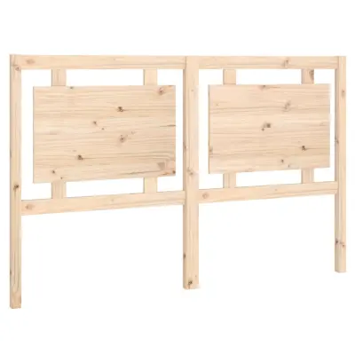 vidaXL Posteljno vzglavje 155,5x4x100 cm trdna borovina