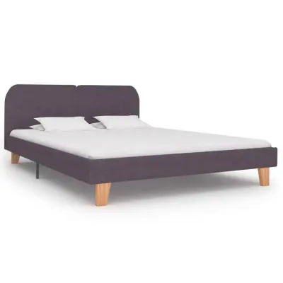 vidaXL Posteljni okvir taupe blago 180x200 cm