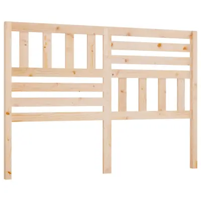 vidaXL Posteljno vzglavje 146x4x100 cm trdna borovina
