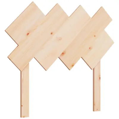 vidaXL Posteljno vzglavje 92x3x81 cm trdna borovina