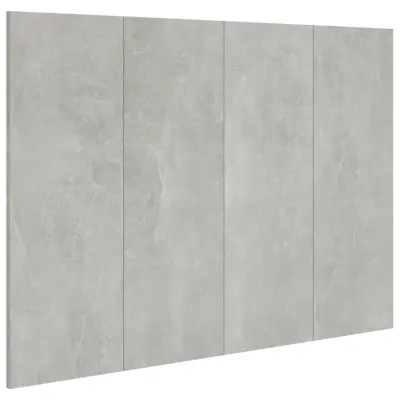 vidaXL Posteljno betonsko sive 120x1,5x80 cm konstruiran les