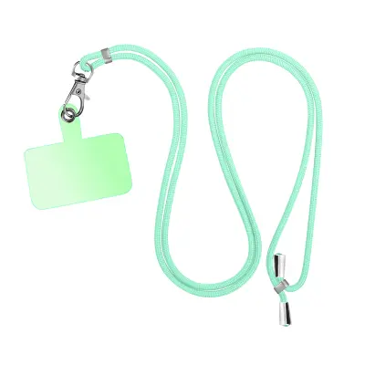 Vrvica za pametni telefon, nastavljiva vrvica, univerzalni združljivi etuiji in ovitki – zeleni