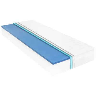 vidaXL Vzmetnica 100x200 cm visco spominska pena 18 cm