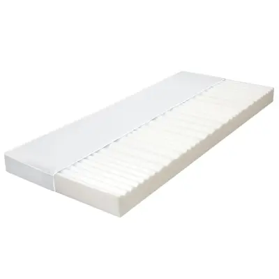 vidaXL Vzmetnica 160x200 cm 7-conska s PU peno 10 cm H2 H3