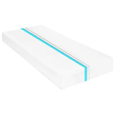 vidaXL Vzmetnica 100x200 cm 7-conska s PU peno 16 cm H2 H3