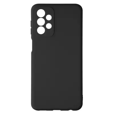 Ovitek za Galaxy A23 5G in M23 5G iz mehkega silikona, mat zakljucek proti prstnim odtisom - crn