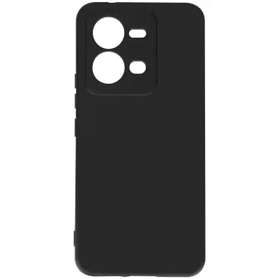 Ovitek za Vivo X80 Lite, poltrden silikon z zapestnim pašckom - crn