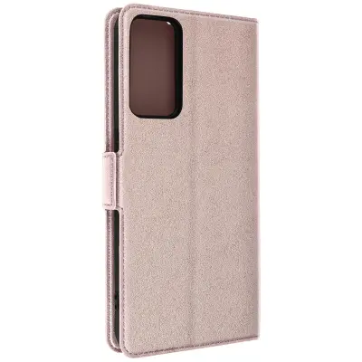 TCL 40R 5G etui, držalo za kartice, mini magnetno držalo za zavihke - roza zlato