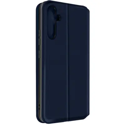 Torbica denarnica s stojalom za video Samsung A34 5G Classic Edition - polnocno modra