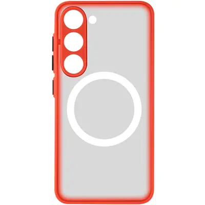 MagSafe ovitek Thin Contour Red iz dveh materialov za Samsung S23 Plus