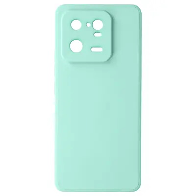 Ovitek za Xiaomi 13 Pro, mat silikon proti prstnim odtisom in notranjost iz mikrovlaken - turkizna