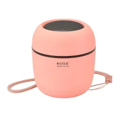 Prenosni Bluetooth 5.0 zvocniški mikrofon in FM radio s pašckom za zapestje, WSY06 - roza
