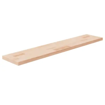 vidaXL Polica 100x20x2,5 cm neobdelana trdna hrastovina