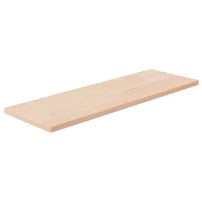 vidaXL Polica 60x20x1,5 cm neobdelana trdna hrastovina