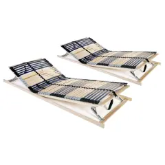 vidaXL Letveno posteljno dno 2 kosa z 42 letvicami 7 con 70x200 cm