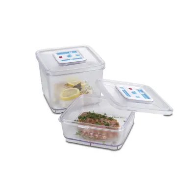 SOLIS Kvadratne vakuumske posode (2 kosa)