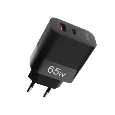 Omrežni polnilec 65 W USB Port Quick Charge 3.0 Port USB-C Power Delivery, LinQ - bel