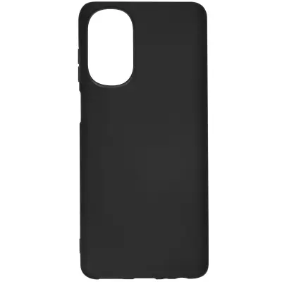 Ovitek za Motorola Moto G62 5G v mehkem gel silikonskem mat zakljucku proti prstnim odtisom - crn