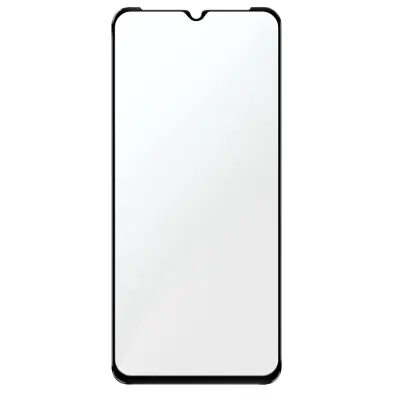 Kaljeno steklo Motorola Moto E13, trdota 9H in popolna oprijemljivost - crn obris