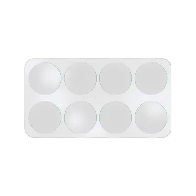 Paket 4 filmov za fotoaparate Vivo Y16, Y22s in Y35 v hibridnem steklu 7H za zašcito lec, 3mk - prozoren