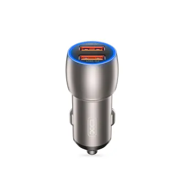 Polnilec za avto XO CC52 QC 36W 2xUSB