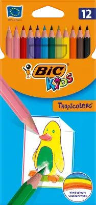 Bic Kids Tropicolors svinčniki 12 barv